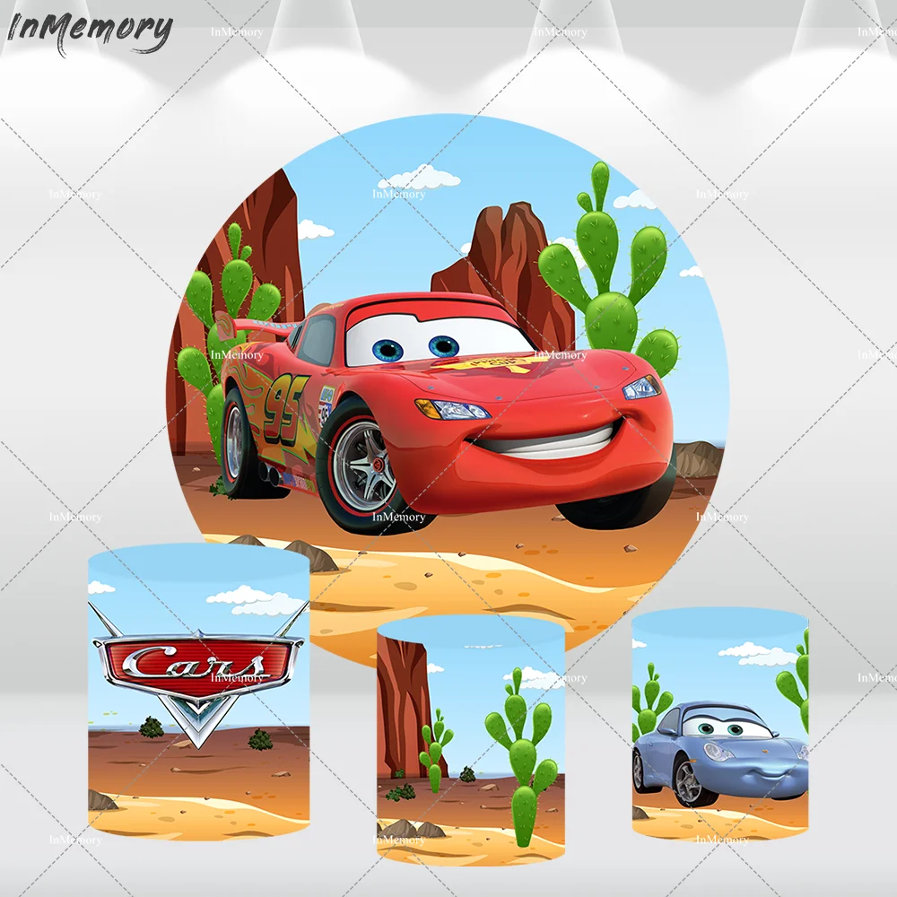 Mcqueen Cars Round Backdrop for Boy Birthday Party Decoration Cylinder Covers Customized Baby Shower Circle Photo Background
Mcqueen Cars Round Backdrop for Boy Birthday Party Decoration Cylinder Covers Customized Baby Shower Circle Photo Background