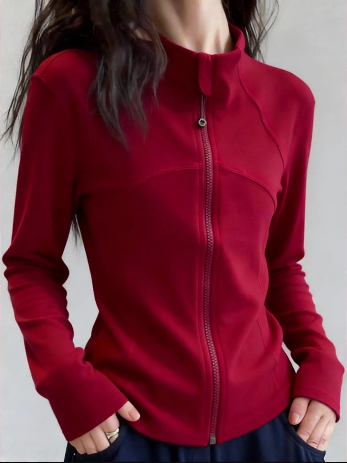 American Fashion Trend Sport Casual Loose Red High Collar Zipper Long Sleeve Women's Top Winter New Style Commute Wind
American Fashion Trend Sport Casual Loose Red High Collar Zipper Long Sleeve Women's Top Winter New Style Commute Wind