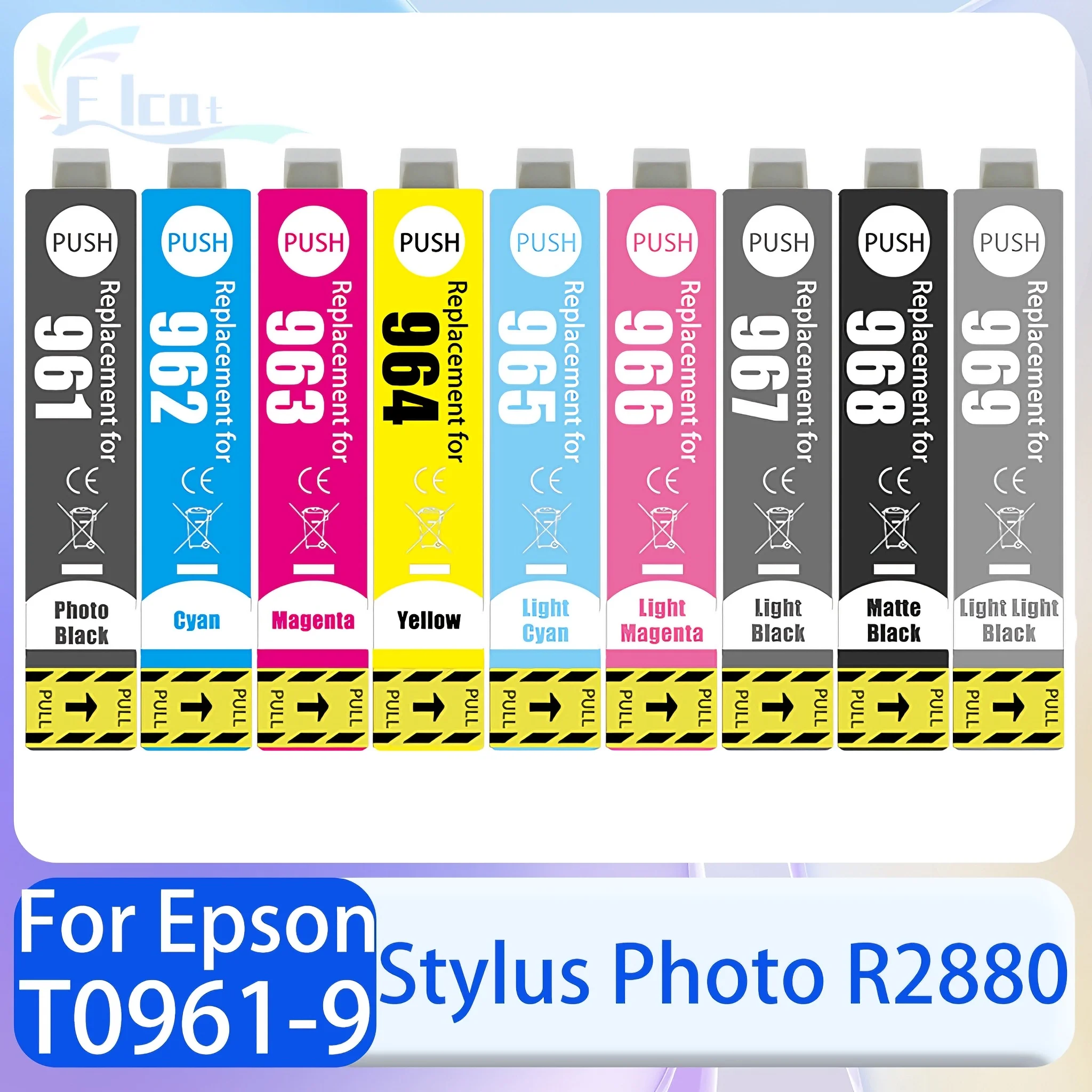 T0961 T0962 T0963 T0964 T0965 T0966 T0967 T0968 T0969 Чернильный картридж, совместимый для принтера Epson Stylus Photo R2880
T0961 T0962 T0963 T0964 T0965 T0966 T0967 T0968 T0969 Чернильный картридж, совместимый для принтера Epson Stylus Photo R2880