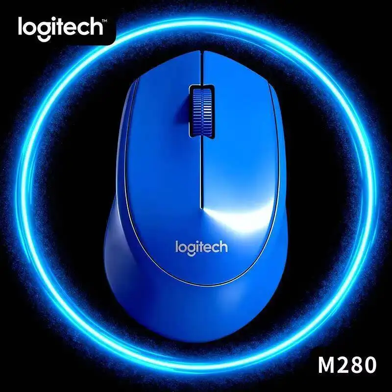 Logitech M280 Wireless Optical Mouse Dust Resist Guard 2.4GHz 1000 DPI Exact Control for Windows Mac PC