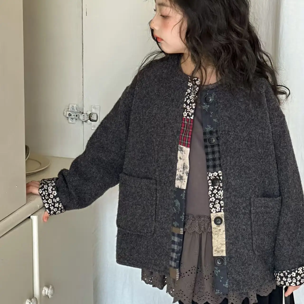 Girl's Outerwear 2026 New Arrival Casual Fashion Oversized Cardigan Wool Coat for Kids and Teenagers in Spring Autumn and Winter
Girl's Outerwear 2026 New Arrival Casual Fashion Oversized Cardigan Wool Coat for Kids and Teenagers in Spring Autumn and Winter