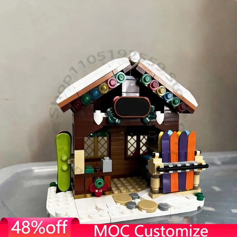 370 PCS Couple Christmas Ski rental shop MOC Customize Modular Building Block Design Educational Creative DIY Assembly Toy Gift
370 PCS Couple Christmas Ski rental shop MOC Customize Modular Building Block Design Educational Creative DIY Assembly Toy Gift