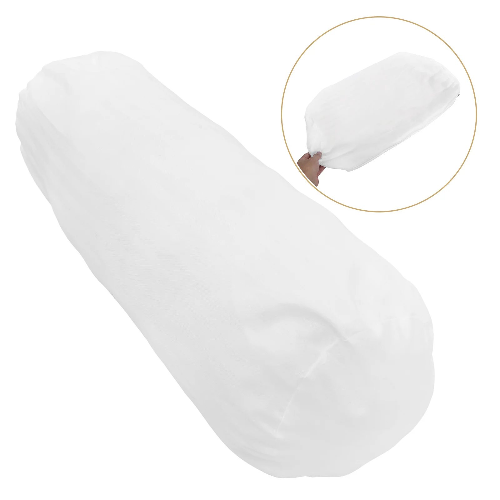 Чехол для подушки-валика 26,7 дюйма, цилиндрический чехол для дивана, кровати, съемный белый круглый чехол для подушки на молнии
Чехол для подушки-валика 26,7 дюйма, цилиндрический чехол для дивана, кровати, съемный белый круглый чехол для подушки на молнии