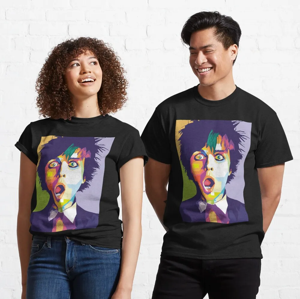 Классическая футболка с рисунком Billie Joe Armstrong WPAP Art, футболки с рисунком аниме для мужчин, женская одежда, футболки с коротким рукавом, 100% хлопок
Классическая футболка с рисунком Billie Joe Armstrong WPAP Art, футболки с рисунком аниме для мужчин, женская одежда, футболки с коротким рукавом, 100% хлопок