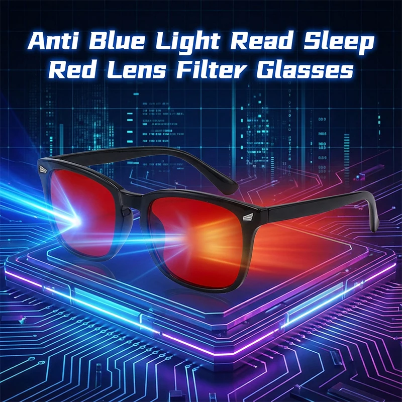 Anti Blue Light Glasses Read Sleep Red Lens Men Women 2026 Luxury Brand Computer Filter Eyeglasses Change Color Sunglasses UV400
Anti Blue Light Glasses Read Sleep Red Lens Men Women 2026 Luxury Brand Computer Filter Eyeglasses Change Color Sunglasses UV400