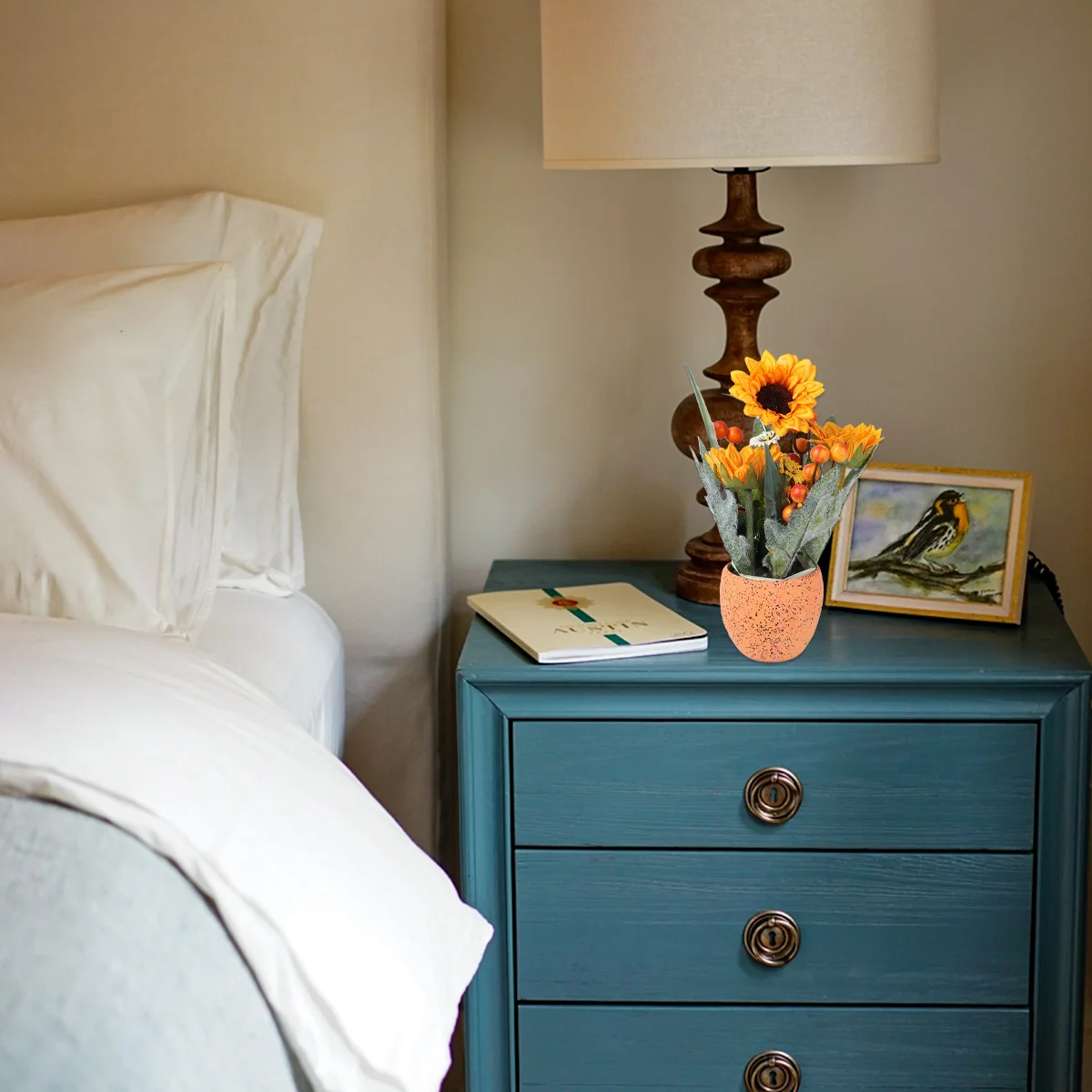 1Pcs Simulation Sunflower Plant 25cm Artificial Sunflower Pot Indoor Outdoor Home Decoration Plastic Fake Flowers Thanksgiving 
1Pcs Simulation Sunflower Plant 25cm Artificial Sunflower Pot Indoor Outdoor Home Decoration Plastic Fake Flowers Thanksgiving