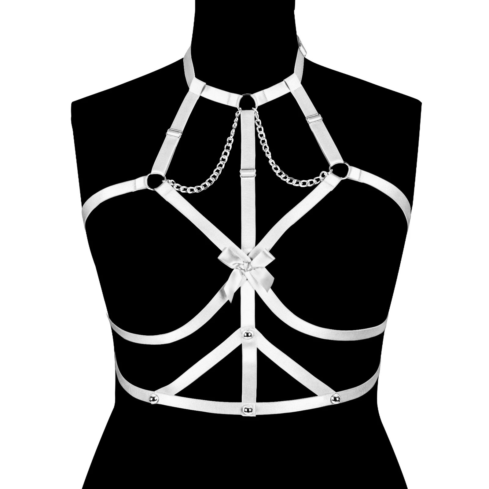 Body Cage Bra Sexy Body Harness Bondage Garter Belt Harajuku Erotic Harness Lingerie Gothic Crop Tops Bra Chest Suspenders
Body Cage Bra Sexy Body Harness Bondage Garter Belt Harajuku Erotic Harness Lingerie Gothic Crop Tops Bra Chest Suspenders
