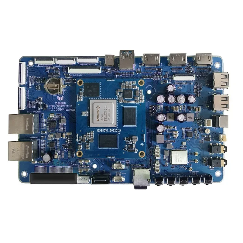 i3588 Rockchip RK3588 8 Core 64 bit NPU 6Tops Development Board 4G/16G LPDDR4 Supports android12.0,linux,debain,ubuntu
i3588 Rockchip RK3588 8 Core 64 bit NPU 6Tops Development Board 4G/16G LPDDR4 Supports android12.0,linux,debain,ubuntu