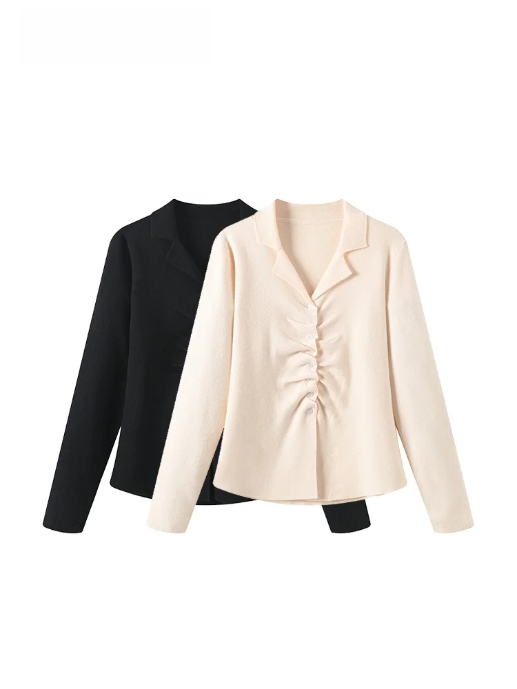 Casual Long Sve T-irt Women's plus Size Ele Sle Spring New Design Busin Collar Top for Plump Sister
Casual Long Sve T-irt Women's plus Size Ele Sle Spring New Design Busin Collar Top for Plump Sister