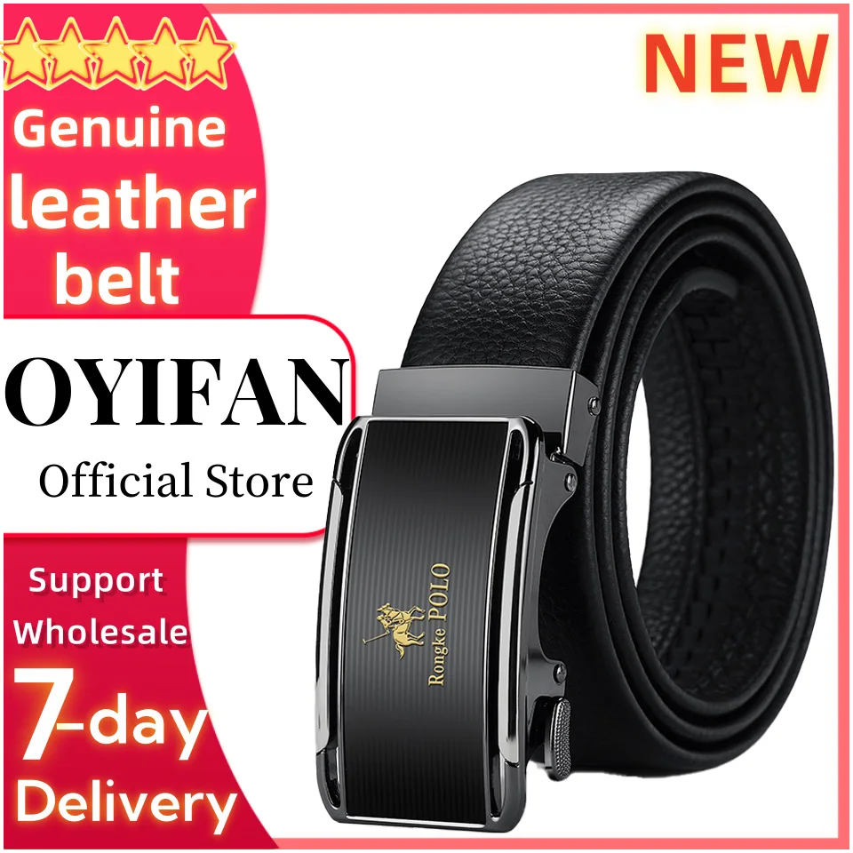 OYIFAN Famous Brand Business Belt Men Top Quality Luxury Leather Waist Strap Black Male Automatic Buckle Jeans Belts for Men
OYIFAN Famous Brand Business Belt Men Top Quality Luxury Leather Waist Strap Black Male Automatic Buckle Jeans Belts for Men
