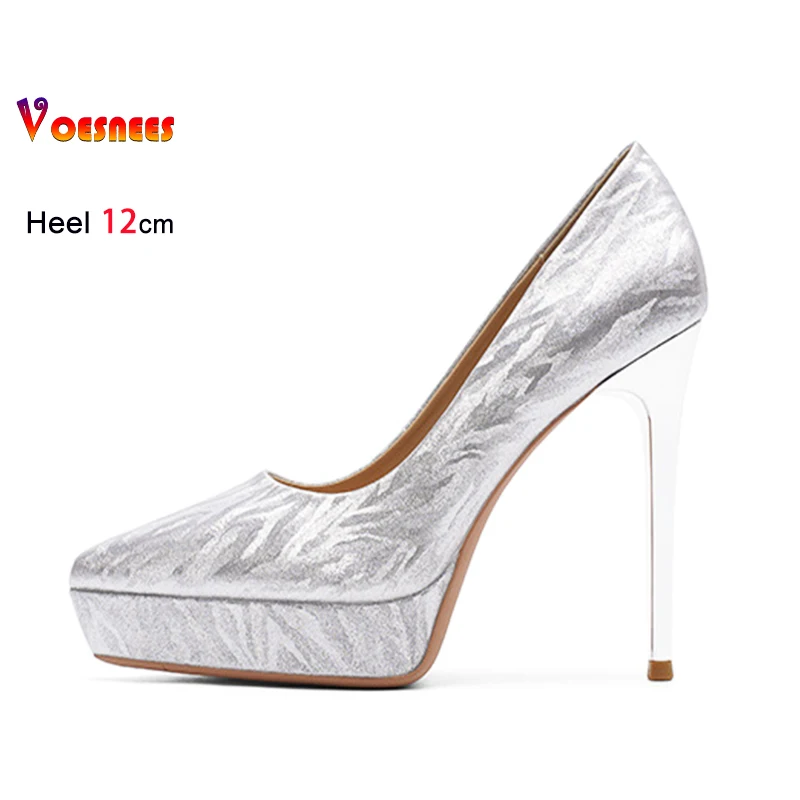2026 New Glitter Party Dress Shoes For Ladies Silvery Sequin High Heels 12CM Stiletto Women Thick Platform Pointed Elegant Pumps
2026 New Glitter Party Dress Shoes For Ladies Silvery Sequin High Heels 12CM Stiletto Women Thick Platform Pointed Elegant Pumps