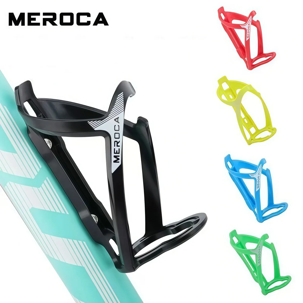 MEROCA Bike Water Bottle Cage Holder – Secure Clip Lock Polycarbonate Fiberglass Water Bottle Holder For MTB / Road Bike
MEROCA Bike Water Bottle Cage Holder – Secure Clip Lock Polycarbonate Fiberglass Water Bottle Holder For MTB / Road Bike