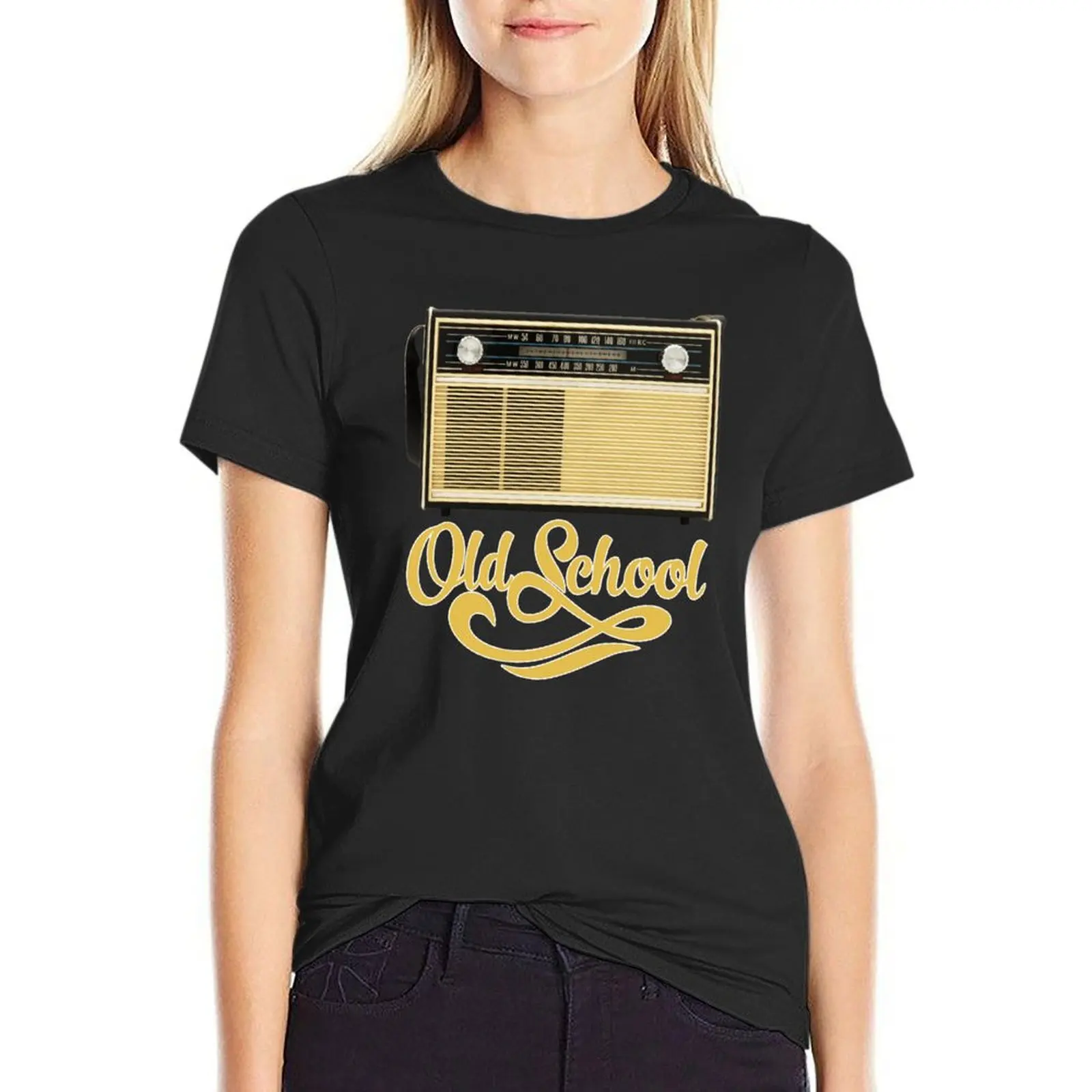 Old School Classic Retro Vintage Radio T-Shirt oversized Blouse Womens graphic t shirts
Old School Classic Retro Vintage Radio T-Shirt oversized Blouse Womens graphic t shirts