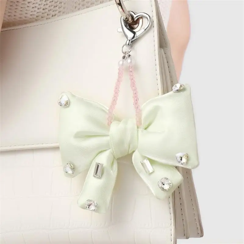X90D Adorable Rhinestones Bows Keyring Bag Decoration Fabric Multifunctional Keychain
X90D Adorable Rhinestones Bows Keyring Bag Decoration Fabric Multifunctional Keychain