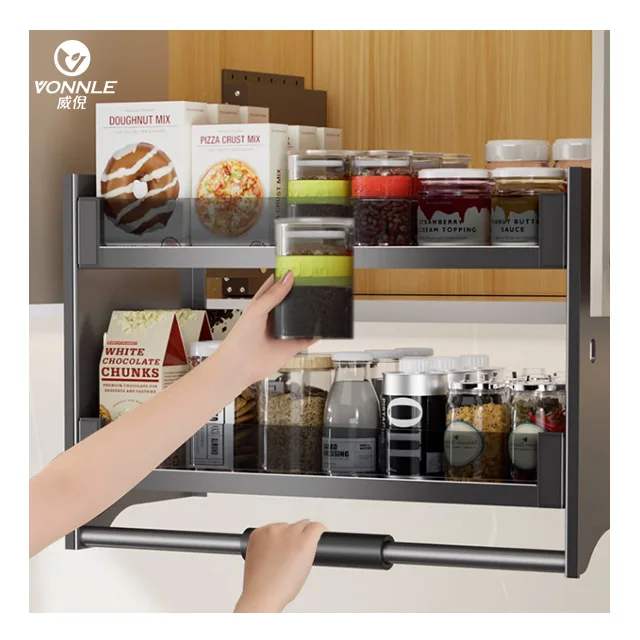 Modern Stainless Steel Kitchen Lift up Pull Down Storage Basket Cupboards Tall Unit Cabinet Kitchen Organizer
Modern Stainless Steel Kitchen Lift up Pull Down Storage Basket Cupboards Tall Unit Cabinet Kitchen Organizer