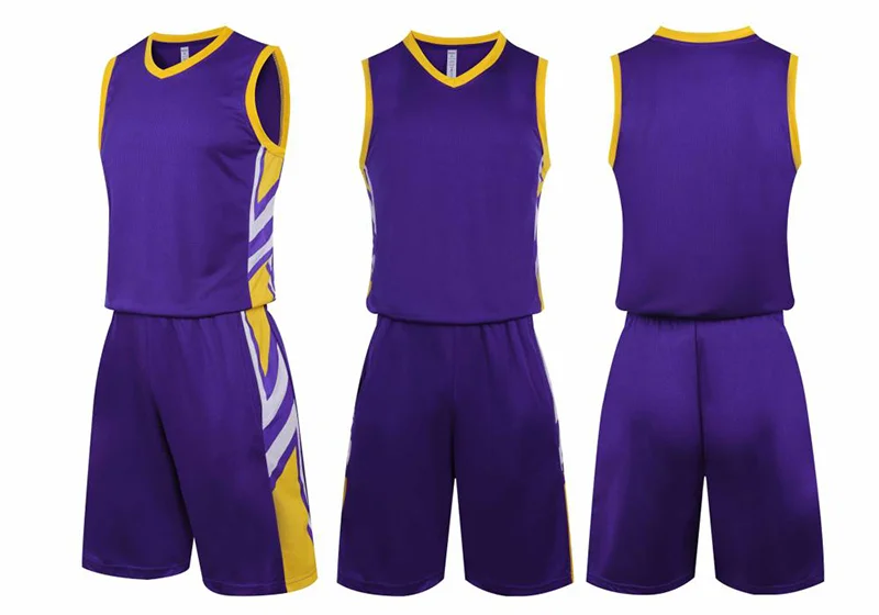 Custom basketball jersey vests with team name and number logo personalized purple and gold uniformes de básquetbol
Custom basketball jersey vests with team name and number logo personalized purple and gold uniformes de básquetbol