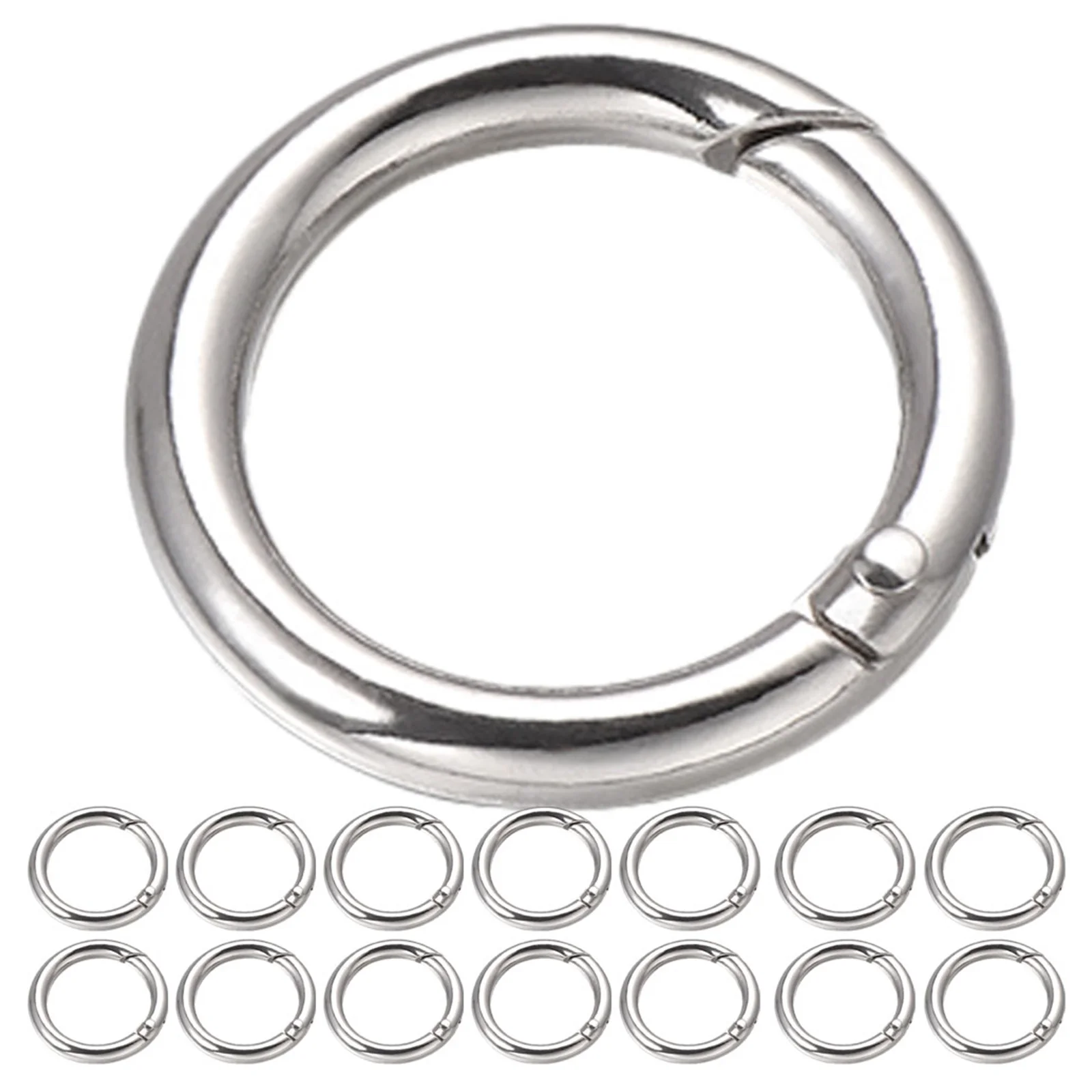 15pcs Round Keychain Clips Zinc Alloy Spring Rings Colored Snap Buckles For Diy Jewelry Making Dog Leash Bag Extender Carabiner
15pcs Round Keychain Clips Zinc Alloy Spring Rings Colored Snap Buckles For Diy Jewelry Making Dog Leash Bag Extender Carabiner