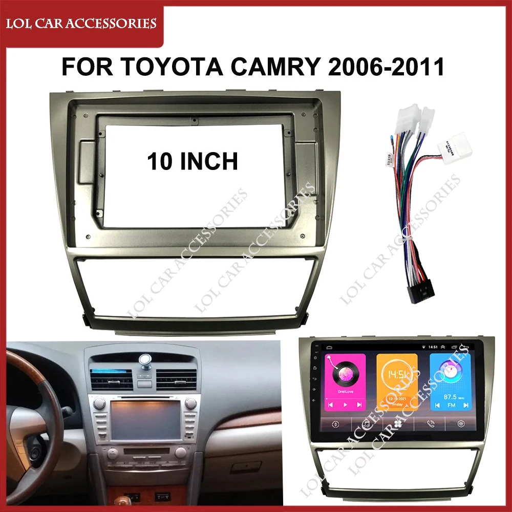 10-дюймовая панель для Toyota Camry 2006-2011, автомобильное радио, стерео, Android, MP5, GPS-плеер, 2 Din, корпус корпуса, панель приборной панели
10-дюймовая панель для Toyota Camry 2006-2011, автомобильное радио, стерео, Android, MP5, GPS-плеер, 2 Din, корпус корпуса, панель приборной панели
