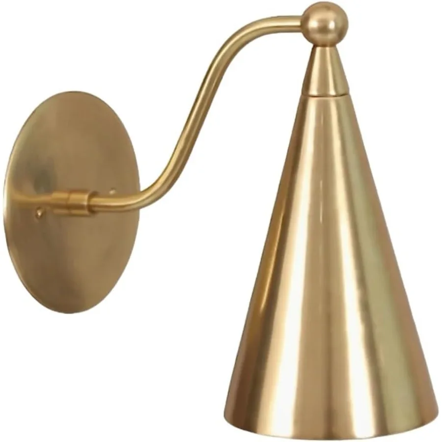 Modern Mid Century Wall Lamp Raw Brass Sconce Light Fixture Handcrafted Reading Light for Bathroom Bedroom Hallway
Modern Mid Century Wall Lamp Raw Brass Sconce Light Fixture Handcrafted Reading Light for Bathroom Bedroom Hallway