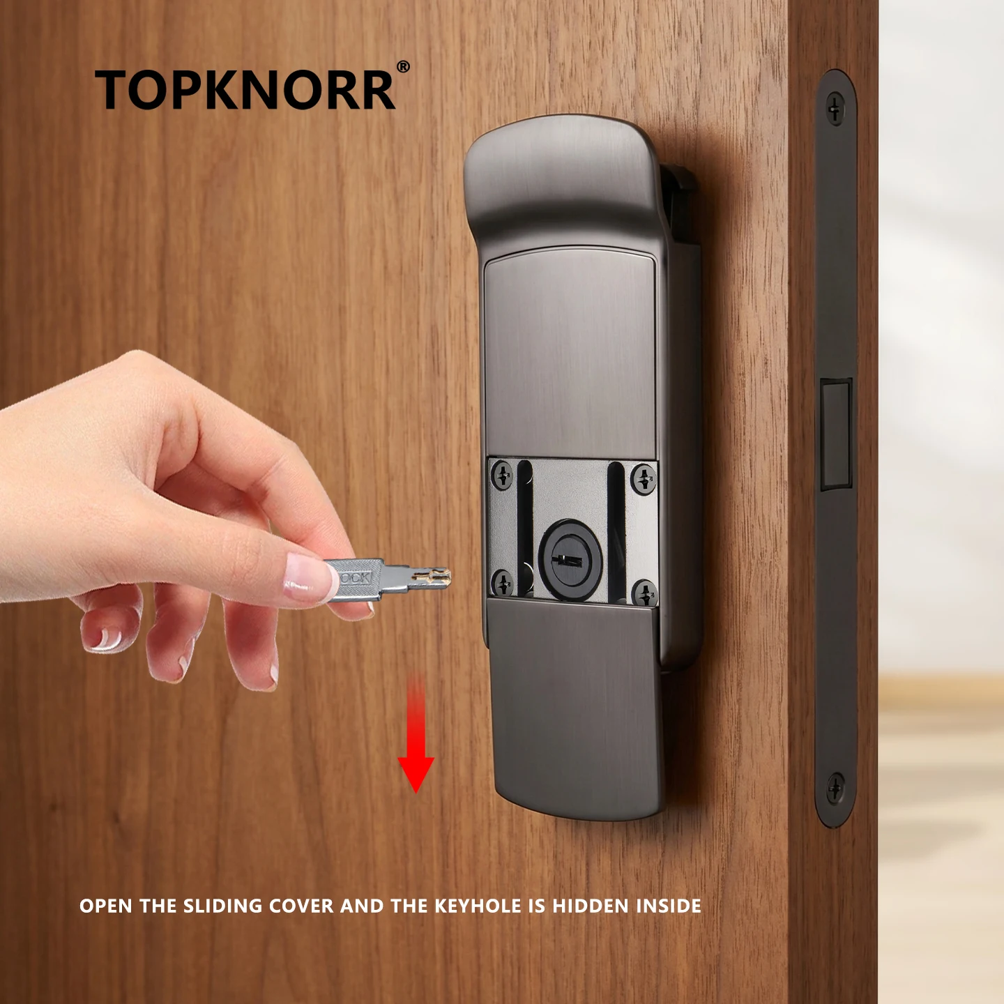 Flush Lock No Handle Push Open Interior Bedroom Door Handle with New Magnetic Door Lock Slim Flat Grey Quiet
Flush Lock No Handle Push Open Interior Bedroom Door Handle with New Magnetic Door Lock Slim Flat Grey Quiet