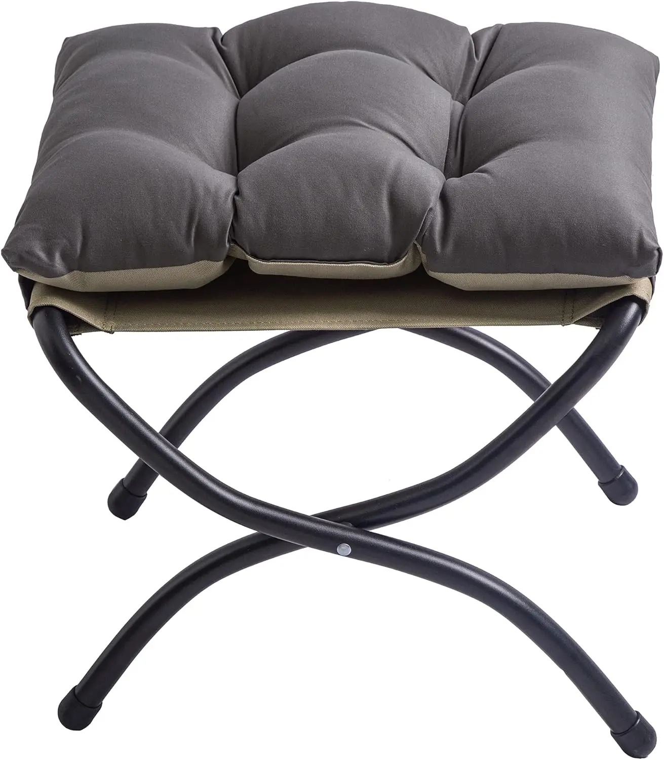 Складной пуфик-подставка для ног 15 дюймов с металлическим каркасом - моющаяся подушка темно-серого цвета, для использования в помещении и на улице, для гостиной, спальни
Складной пуфик-подставка для ног 15 дюймов с металлическим каркасом - моющаяся подушка темно-серого цвета, для использования в помещении и на улице, для гостиной, спальни