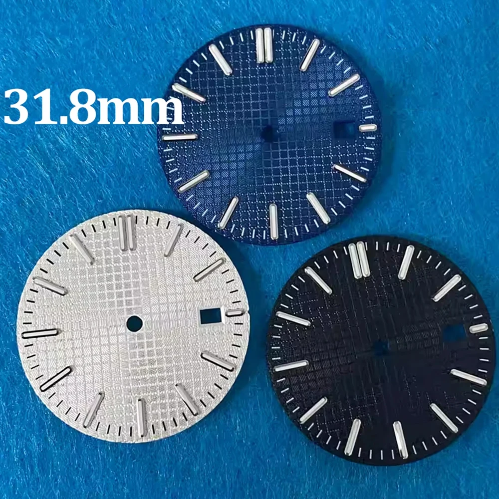 Silver Nails/Rose Nails Watch Dial 31.8mm, Silver White/Black/Blue Watch Faces, for NH35 Automatic Watch Movement, Dial NH35
Silver Nails/Rose Nails Watch Dial 31.8mm, Silver White/Black/Blue Watch Faces, for NH35 Automatic Watch Movement, Dial NH35