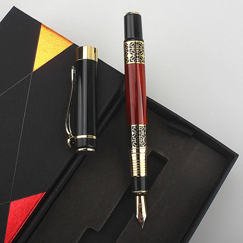 Luxury Ink 0.5MM Nib Fountain Pen High Quality Business Writing Signing Calligraphy Pens Gift Office Stationery Supplies
Luxury Ink 0.5MM Nib Fountain Pen High Quality Business Writing Signing Calligraphy Pens Gift Office Stationery Supplies