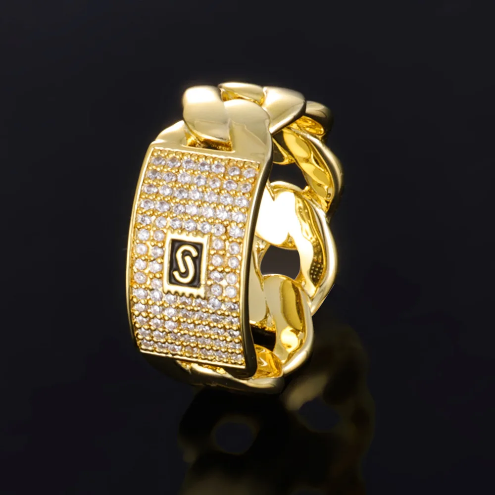Luxury 24K 9999 Pure Gold real gold Men's Hip Hop Ring Point Diamond Cuban Ring
Luxury 24K 9999 Pure Gold real gold Men's Hip Hop Ring Point Diamond Cuban Ring