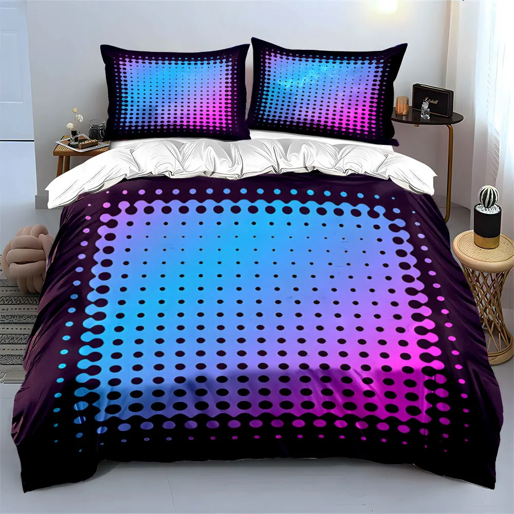 "Geometric Gradient Art Decor Set" Bedding Set with 1 Duvet Cover 2 Pillowcases Single Double King Queen, Gift
"Geometric Gradient Art Decor Set" Bedding Set with 1 Duvet Cover 2 Pillowcases Single Double King Queen, Gift