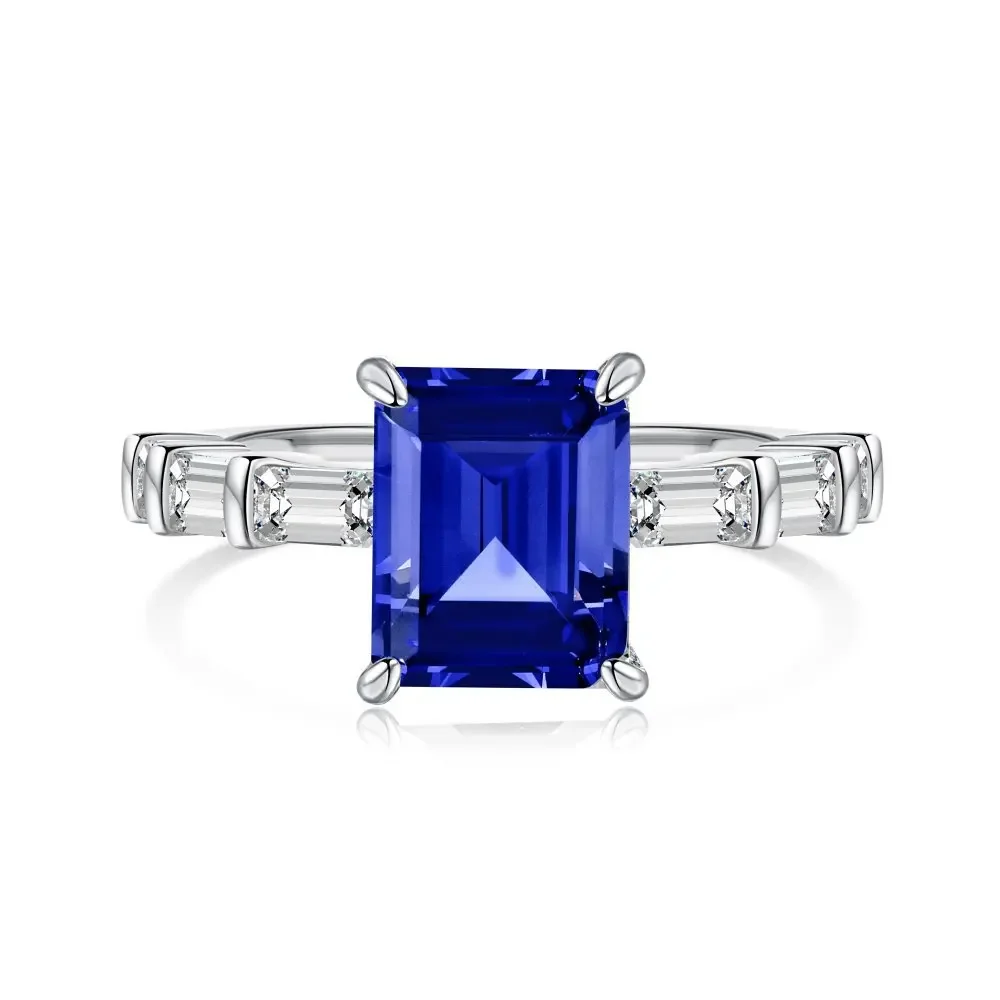 S925 Sterling Silver Women's Ring 8A Dark Blue Zircon Advanced Design Versatile Proposal Engagement Jewelry Women's
S925 Sterling Silver Women's Ring 8A Dark Blue Zircon Advanced Design Versatile Proposal Engagement Jewelry Women's