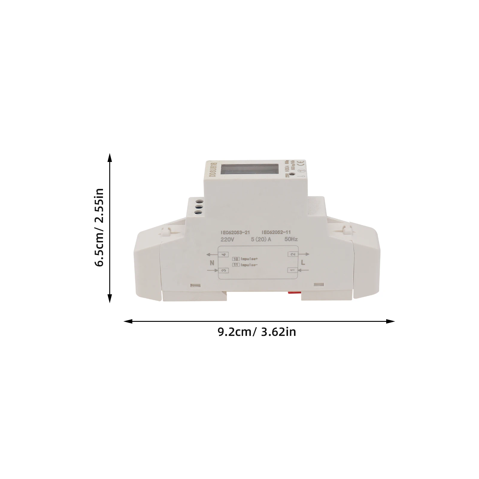 Single Phase Energy Meter 220V Analog Counter Din Rail Wattmeter Power Consumption High Precision Overload Stability
Single Phase Energy Meter 220V Analog Counter Din Rail Wattmeter Power Consumption High Precision Overload Stability