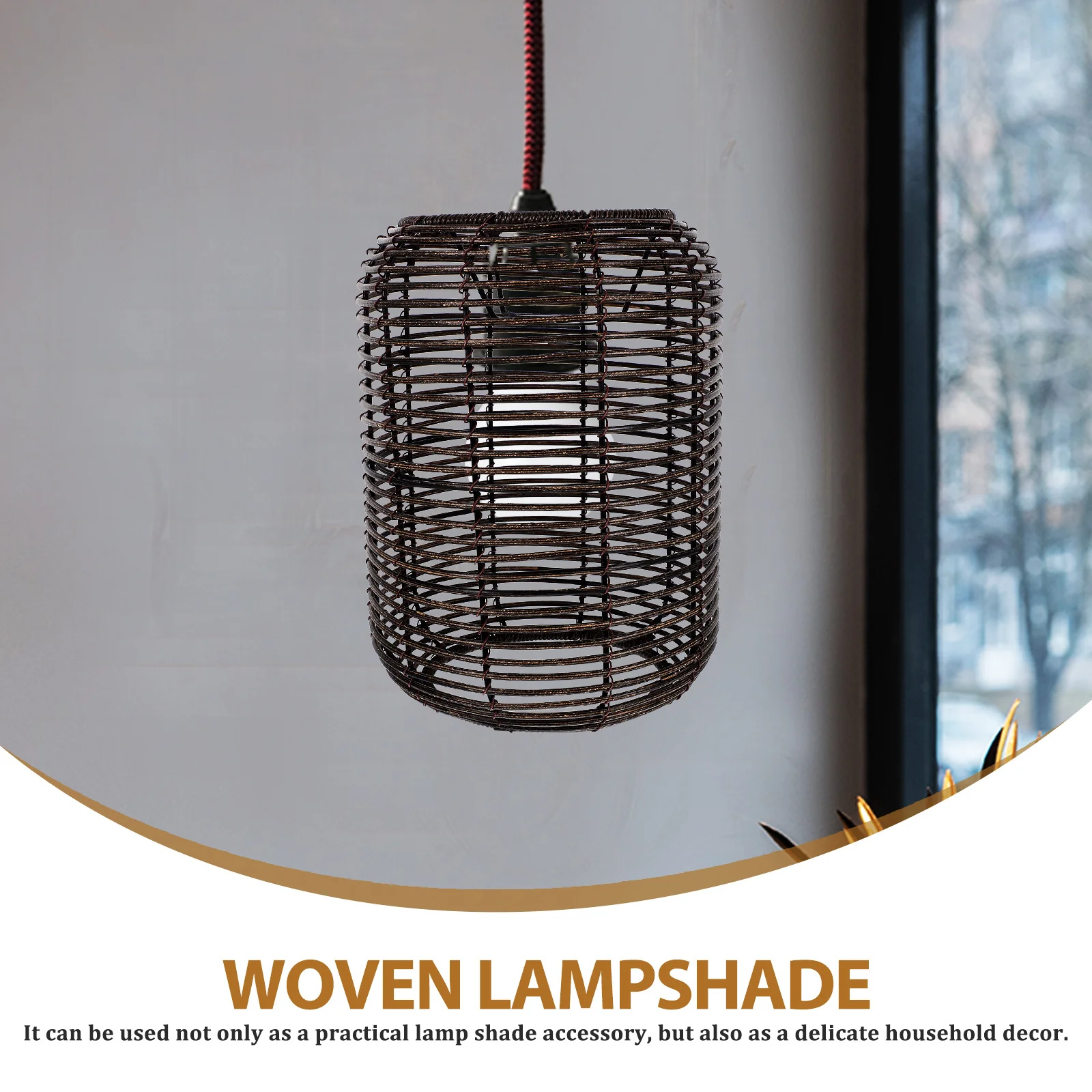 Retro Woven Lampshade Durable Hanging Lamp Cover for Ceiling Light Dining Room Pendant Lamp Replacement E27 Chandelier Shade
Retro Woven Lampshade Durable Hanging Lamp Cover for Ceiling Light Dining Room Pendant Lamp Replacement E27 Chandelier Shade