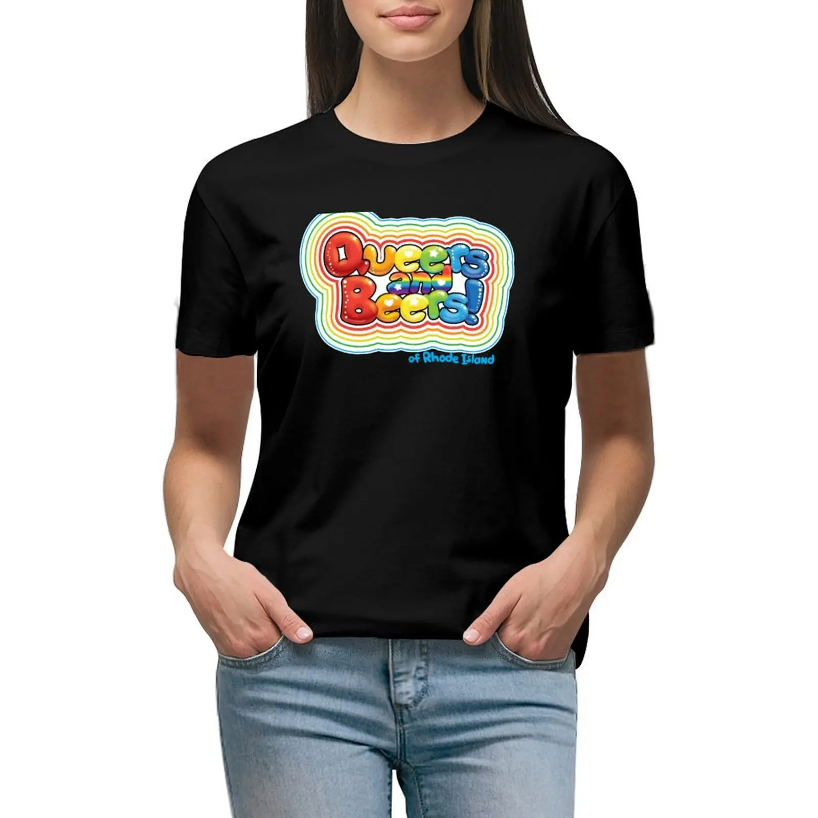 Q&B of RI – Bubble Edition T-Shirt animal print shirt for girls Female clothing funnys t shirts for Women loose fit
Q&B of RI – Bubble Edition T-Shirt animal print shirt for girls Female clothing funnys t shirts for Women loose fit