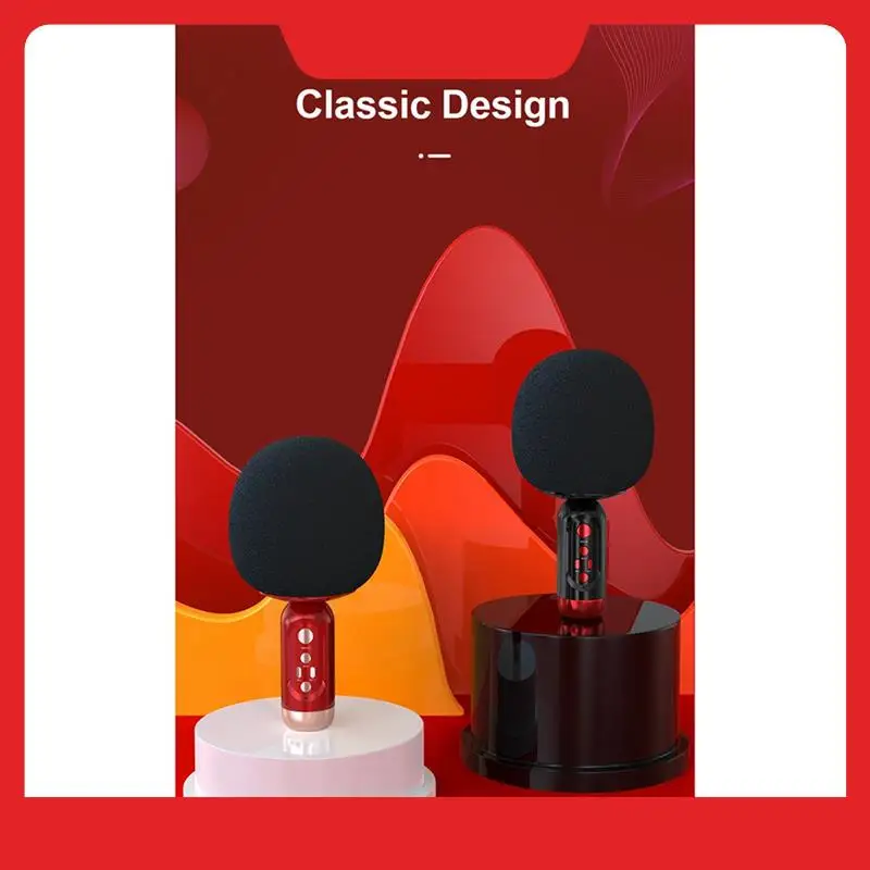 Wireless Microphone Karaoke Artifact Home Karaoke Family Ktv TV Singing Children's Handheld Microphone Red Durable Easy Install
Wireless Microphone Karaoke Artifact Home Karaoke Family Ktv TV Singing Children's Handheld Microphone Red Durable Easy Install