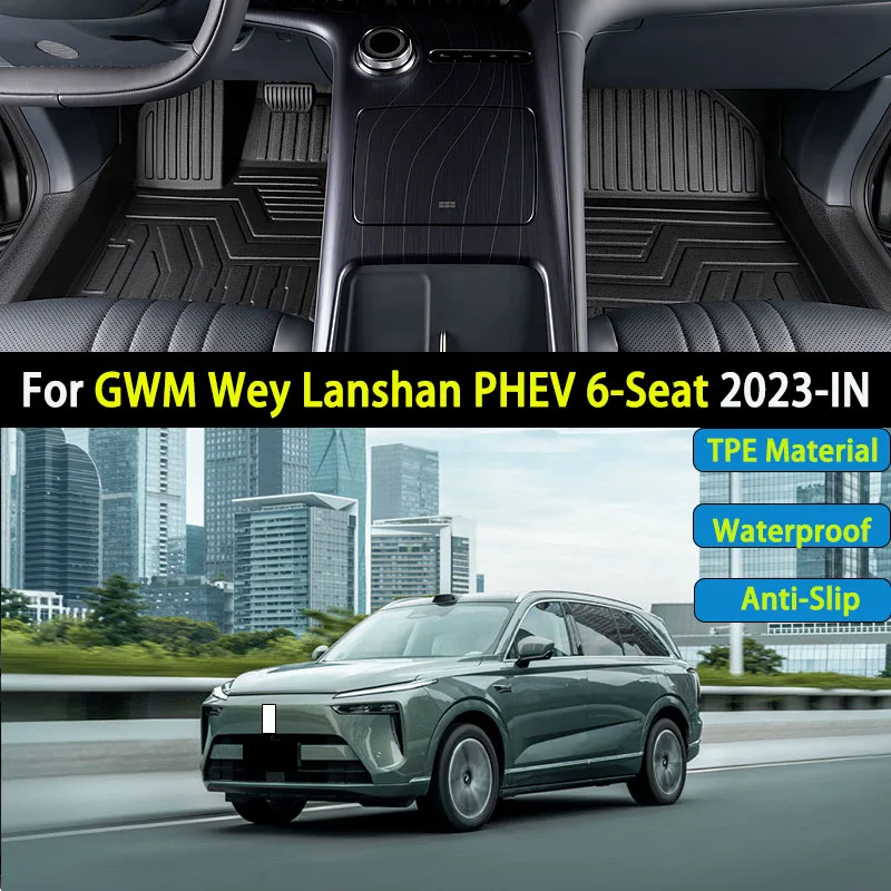 3PCS TPE Material Car Floor Mat For GWM Wey 07 Lanshan Phev 6-Seat Blue Mountain 2023-2026 Waterproof Mud Carpet Foot Full Pad
3PCS TPE Material Car Floor Mat For GWM Wey 07 Lanshan Phev 6-Seat Blue Mountain 2023-2026 Waterproof Mud Carpet Foot Full Pad
