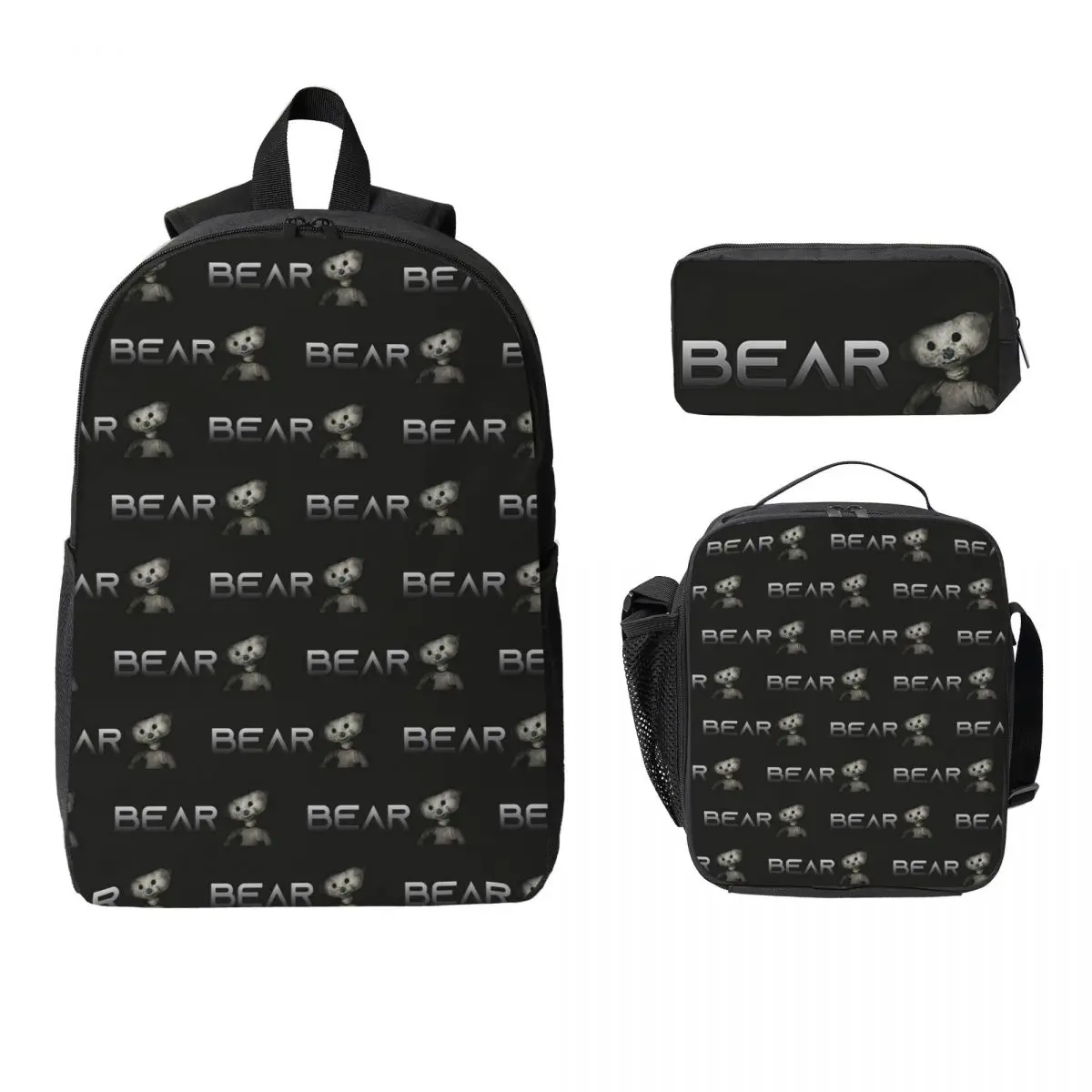 Bear Alpha Backpack Student Boys Girls BookBag School Bag Computer Shoulder Bags 3ps Insulated Lunch Bag Pencil Case
Bear Alpha Backpack Student Boys Girls BookBag School Bag Computer Shoulder Bags 3ps Insulated Lunch Bag Pencil Case