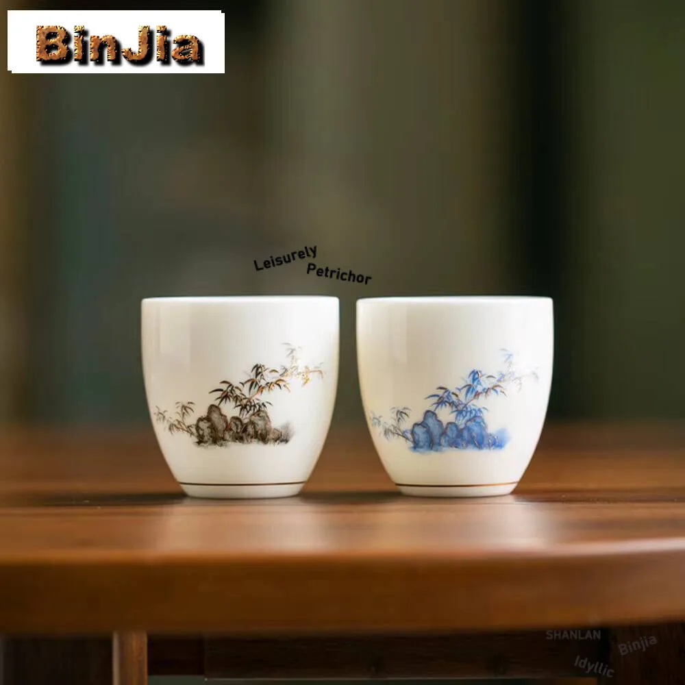 120Ml Mutton Fat Jade Handmade Master Cup Household High End Teacup Retro Water Jug Fragrance Chinese Tea Set Decorations
120Ml Mutton Fat Jade Handmade Master Cup Household High End Teacup Retro Water Jug Fragrance Chinese Tea Set Decorations