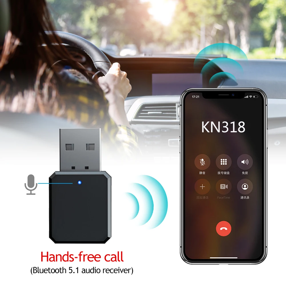 Bluetooth 5,1, аудиоресивер, передатчик, музыкальные колонки, громкие звонки, AUX, USB, стерео музыкальный беспроводной адаптер для ПК, ТВ, автомобиля
Bluetooth 5,1, аудиоресивер, передатчик, музыкальные колонки, громкие звонки, AUX, USB, стерео музыкальный беспроводной адаптер для ПК, ТВ, автомобиля