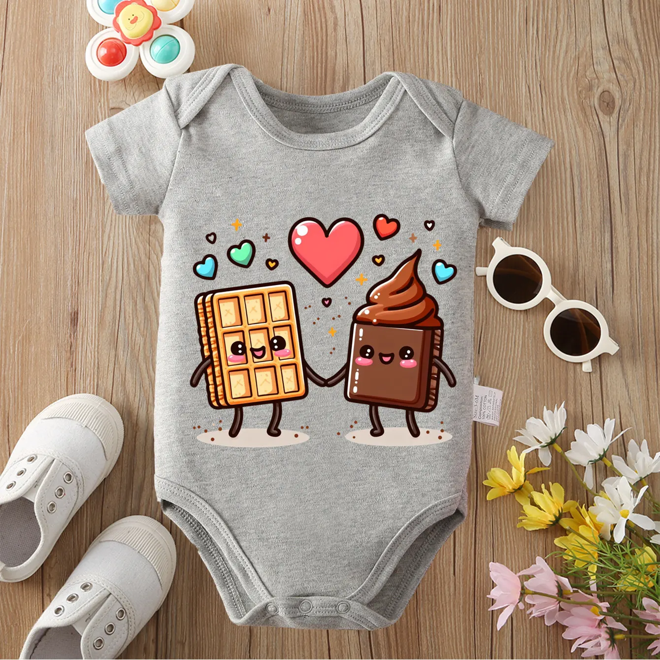 Pure Cotton Best Partner Waffle Cake Print Bodysuit Comfortable Onesie Cloths for Baby Jumpsuit for 0 To 12 Months Newborn
Pure Cotton Best Partner Waffle Cake Print Bodysuit Comfortable Onesie Cloths for Baby Jumpsuit for 0 To 12 Months Newborn