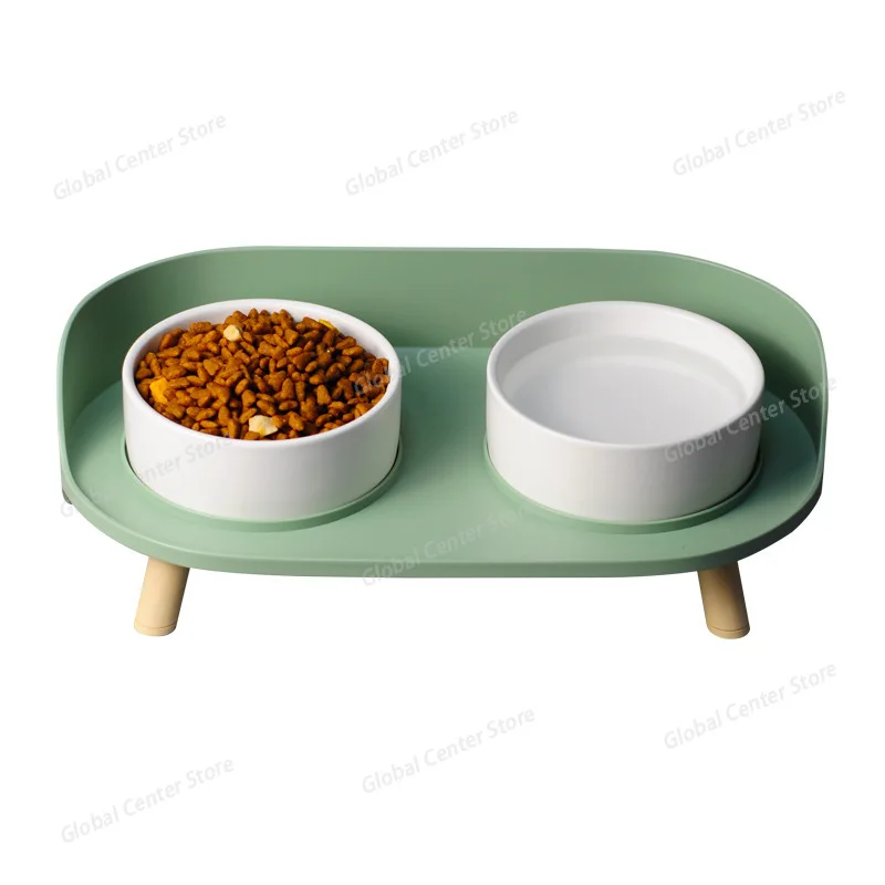 Food Feeders Pet Cat Double Bowls Feeder Cats Dogs Drinker Water Bowl Dish Elevated Feeding Kitten Supplies
Food Feeders Pet Cat Double Bowls Feeder Cats Dogs Drinker Water Bowl Dish Elevated Feeding Kitten Supplies