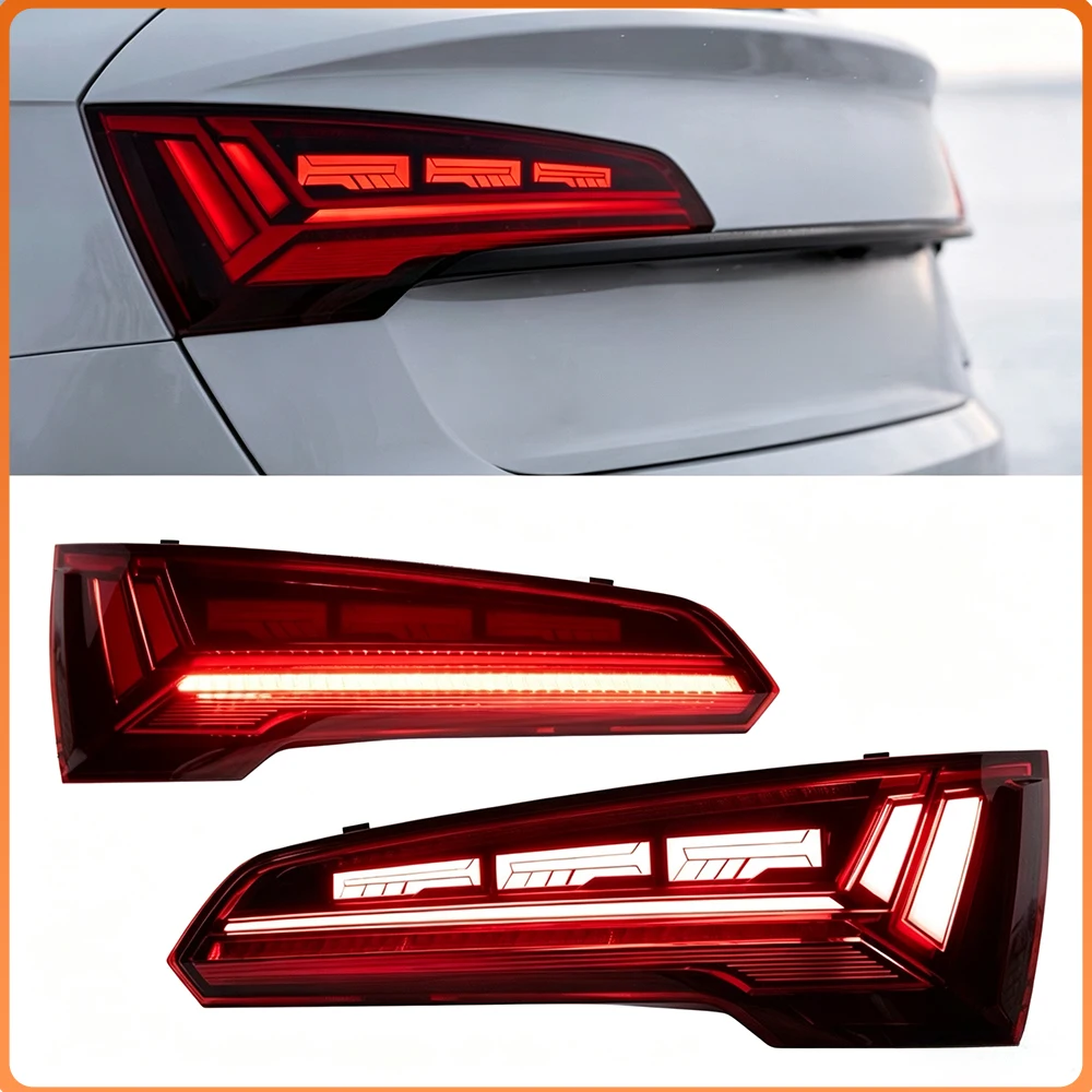 High Quality LED Taillights Assembly Plug and Play For Audi Q5 Q5L FYB 2018-2024 Auto Rear Lamps Upgrade Car Accessories Tools
High Quality LED Taillights Assembly Plug and Play For Audi Q5 Q5L FYB 2018-2024 Auto Rear Lamps Upgrade Car Accessories Tools