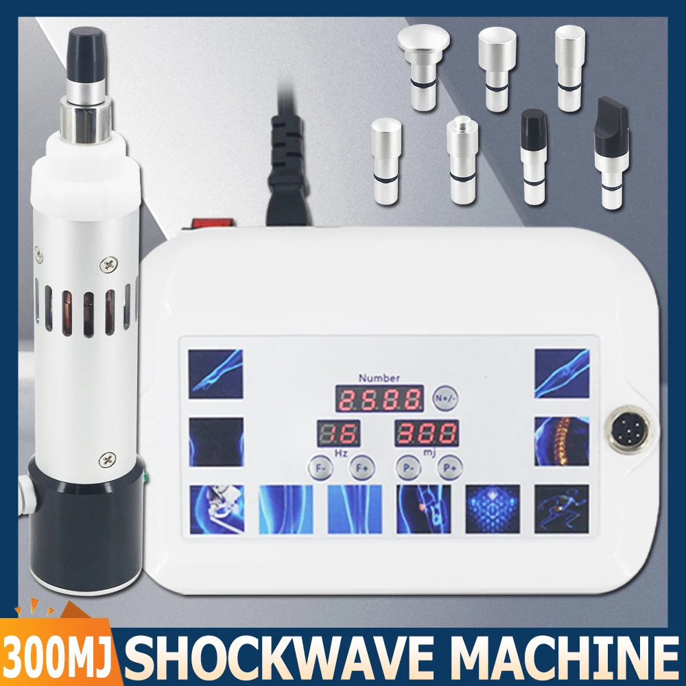 Professional Shock Wave Therapy Machine 300MJ For ED Erectile Dysfunction Treatment Back Pain Relief Massage Shockwave Massager
Professional Shock Wave Therapy Machine 300MJ For ED Erectile Dysfunction Treatment Back Pain Relief Massage Shockwave Massager