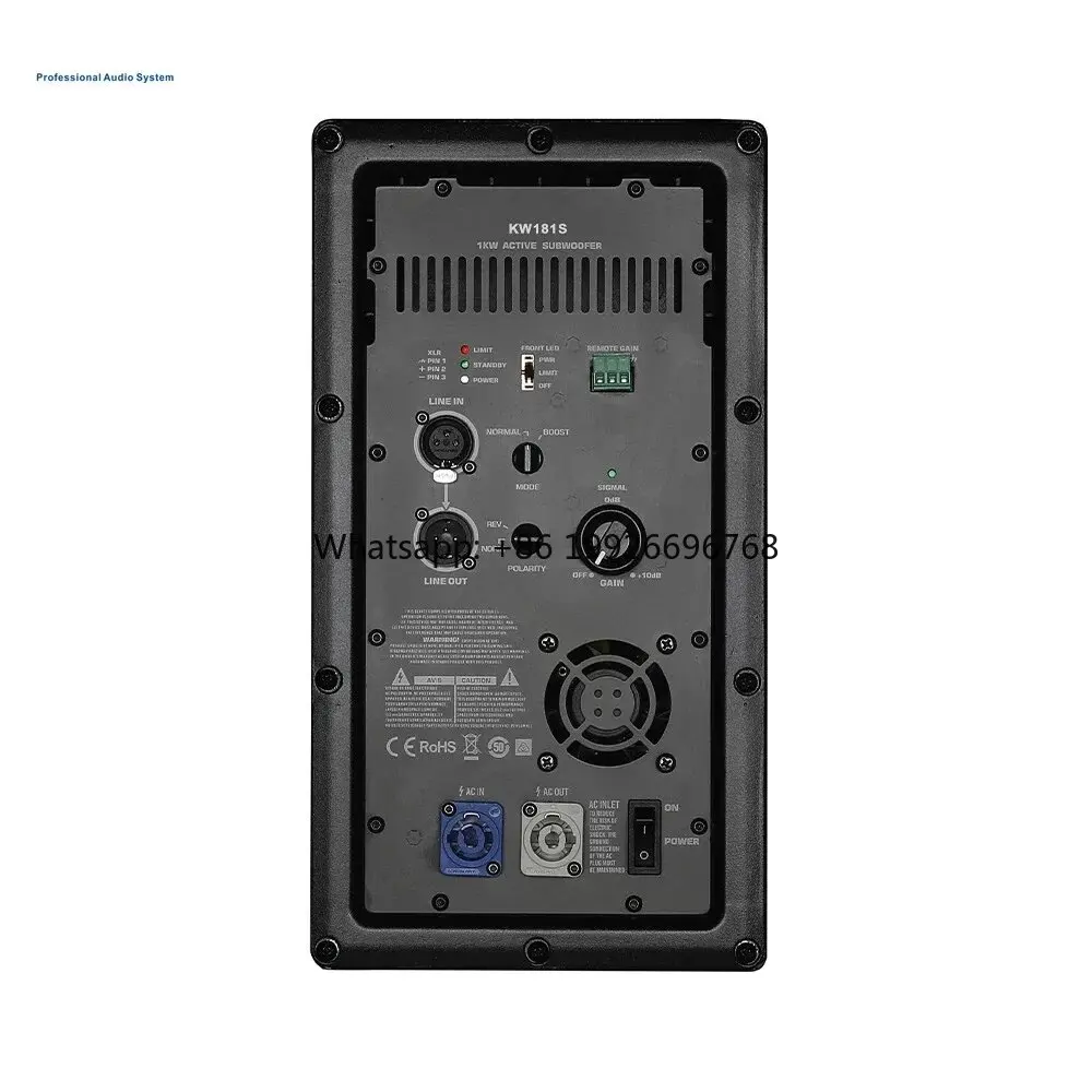 Professional Performance Digital Amplifier Module Rear Panel for Active Speaker Subwoofer with Metal Shell
Professional Performance Digital Amplifier Module Rear Panel for Active Speaker Subwoofer with Metal Shell