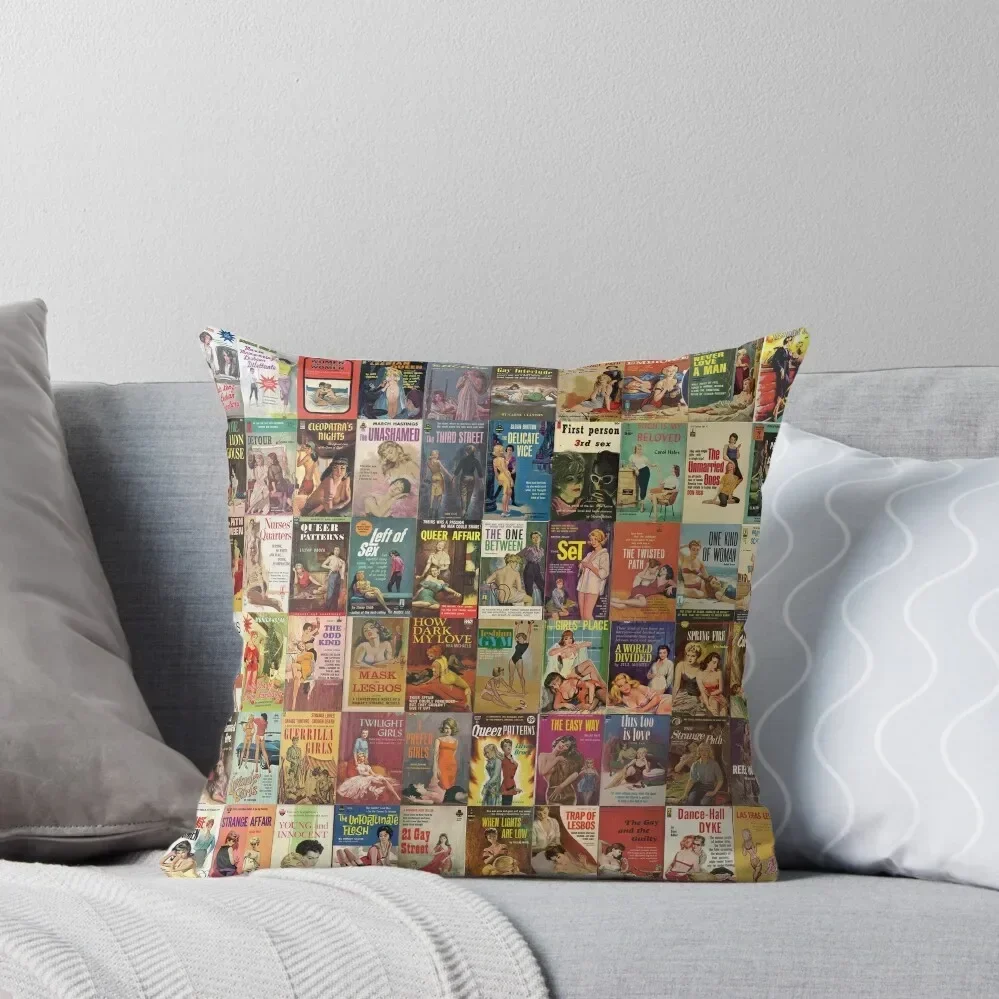 Lesbian Pulp Novels Throw Pillow pillow cover christmas christmas pillowcases pillow
Lesbian Pulp Novels Throw Pillow pillow cover christmas christmas pillowcases pillow