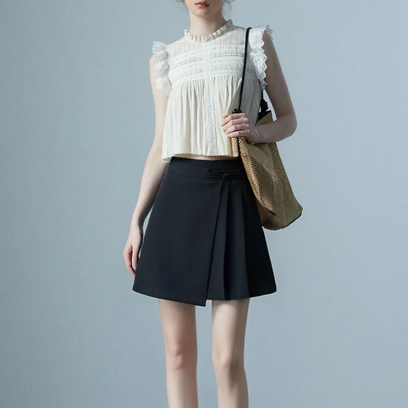 Women's Skirt2026Summer New Chinese Style Pleated SkirtAVintage short skirt that covers the belly and hips
Women's Skirt2026Summer New Chinese Style Pleated SkirtAVintage short skirt that covers the belly and hips