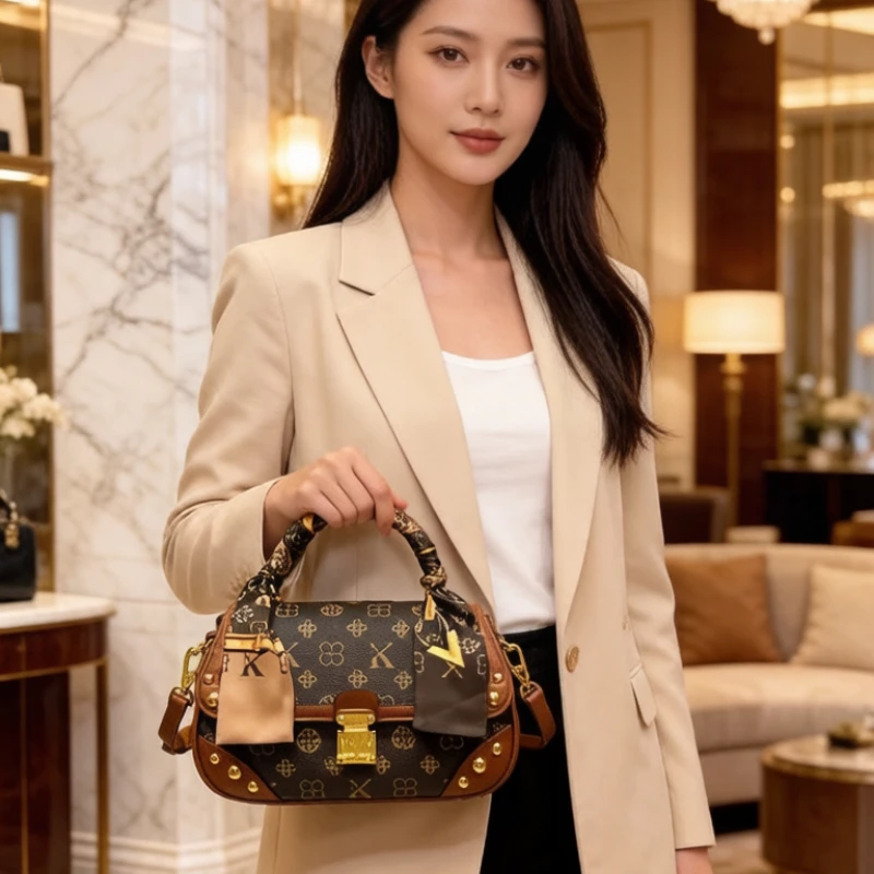 Elegant Women Messenger Bag Made Of Premium Leather - Classic Shoulder Bag From Luxury Brand Famous Designer
Elegant Women Messenger Bag Made Of Premium Leather - Classic Shoulder Bag From Luxury Brand Famous Designer