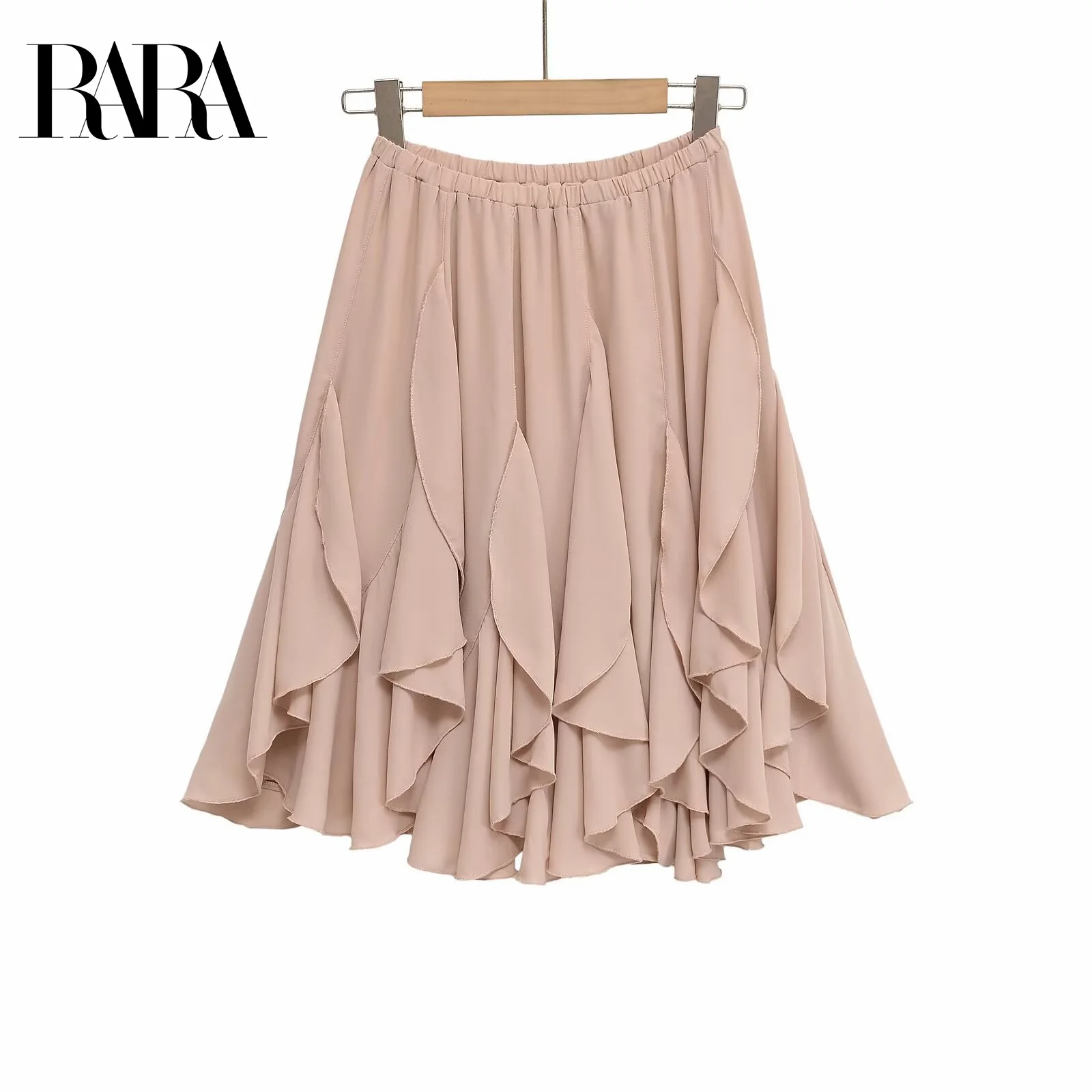 RARA Womens Lady - like Style Chiffon Short - style Skirt with Layered Ruffled Trim Stylish Womens Garment
RARA Womens Lady - like Style Chiffon Short - style Skirt with Layered Ruffled Trim Stylish Womens Garment