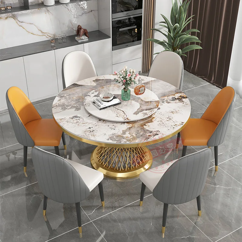 Waterproof Gold Dining Table Legs Metal Modern Turntables Round Dining Tables 8 Chairs Muebles Para El Hogar Home Furniture
Waterproof Gold Dining Table Legs Metal Modern Turntables Round Dining Tables 8 Chairs Muebles Para El Hogar Home Furniture