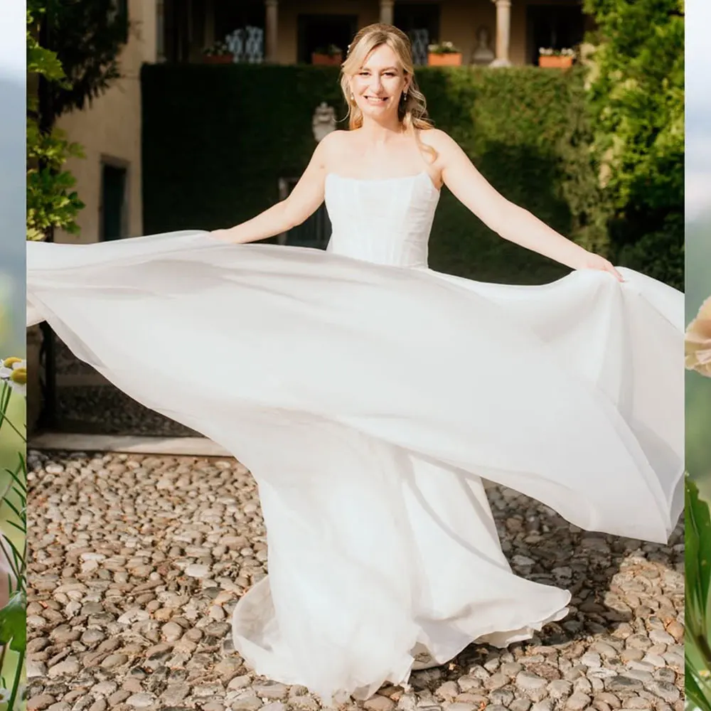 Elegant Tulle Beaded Wedding Dresses Vestidos novia Long Strapless Ball Gown For Bride Backless Beach Bridal Gown For Women
Elegant Tulle Beaded Wedding Dresses Vestidos novia Long Strapless Ball Gown For Bride Backless Beach Bridal Gown For Women