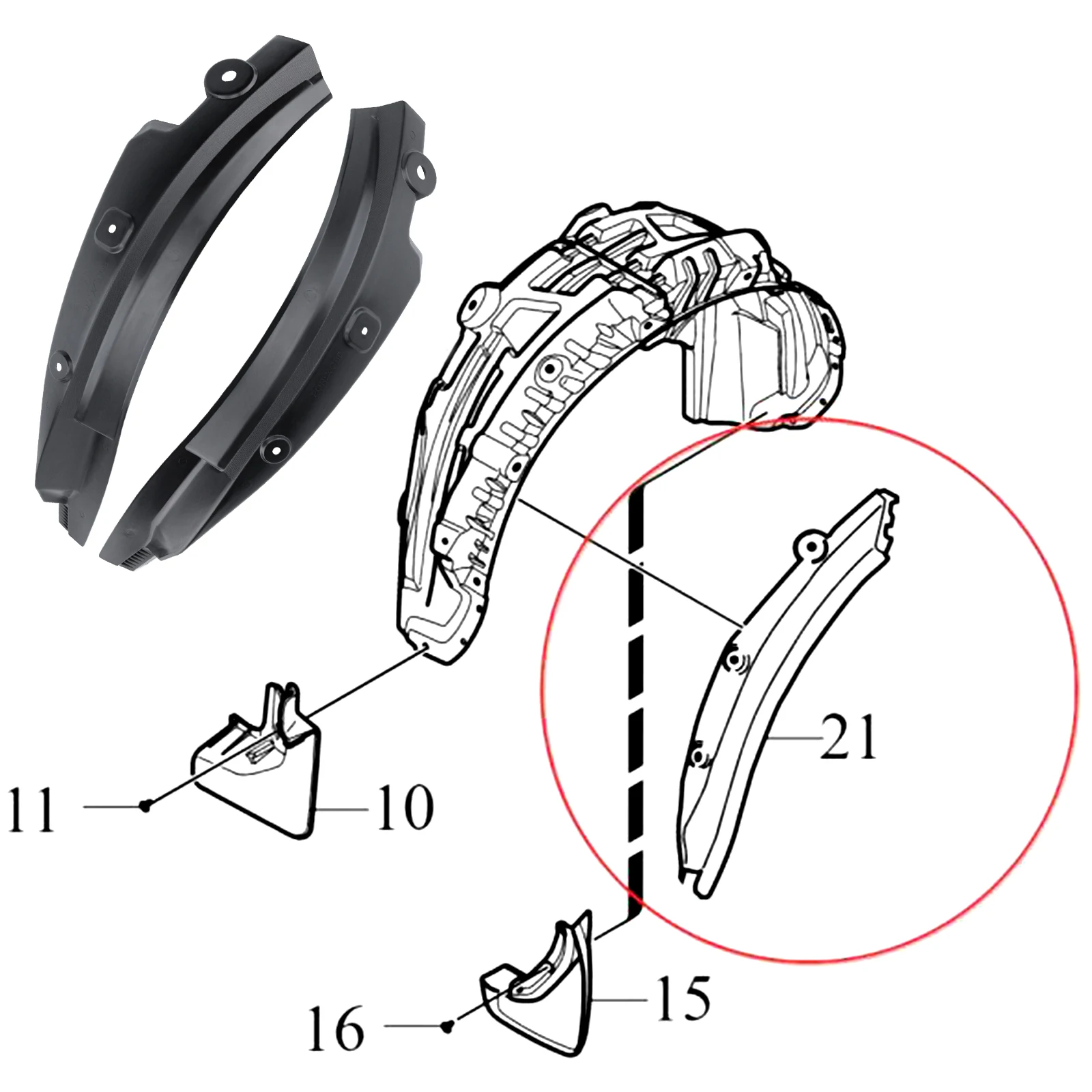 For Volvo XC60 2018-2024 Car Rear Mud Flaps Rear Wheel Splash Guards Mudguard Inner Fender Modification Accessories
For Volvo XC60 2018-2024 Car Rear Mud Flaps Rear Wheel Splash Guards Mudguard Inner Fender Modification Accessories